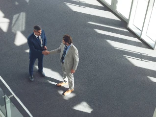 Coorporate handshake