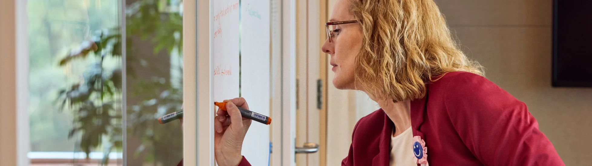 Atradius colleague in a workshop